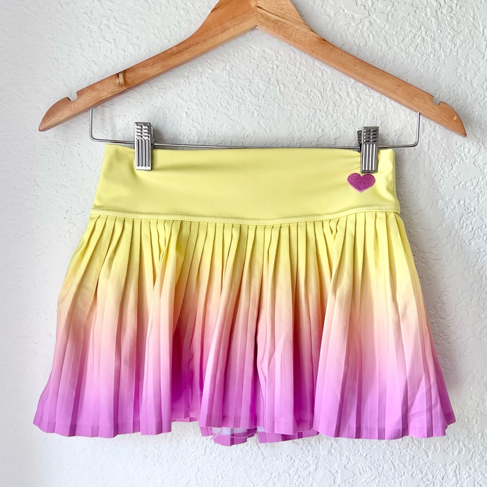 Iscream Theme Local Skort Yellow/Pink Ombre Sz L/14